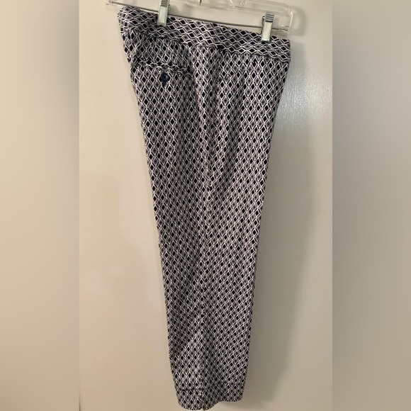 Laundry by Shelli Segal Geometric Cropped Pant Women’s size 4 - Picture 4 of 5